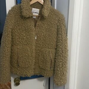 Steve Madden Camel Sherpa Jacket